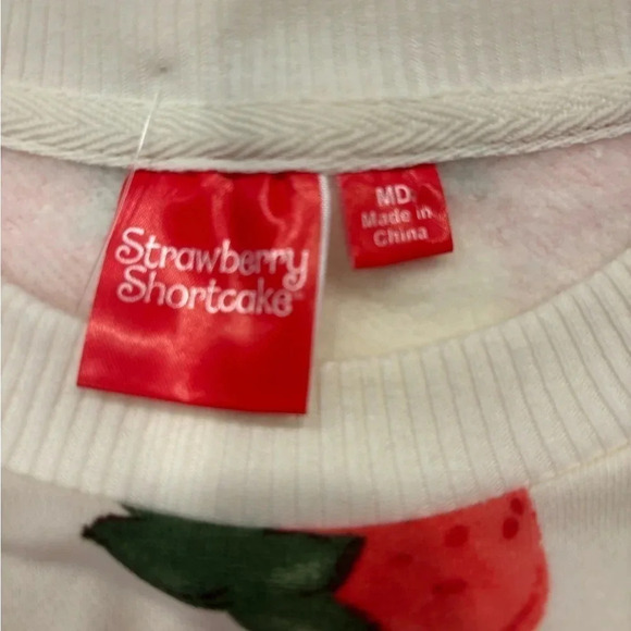 Strawberry Shortcake Women’s Crew Neck Sweater Size M - Picture 4 of 7